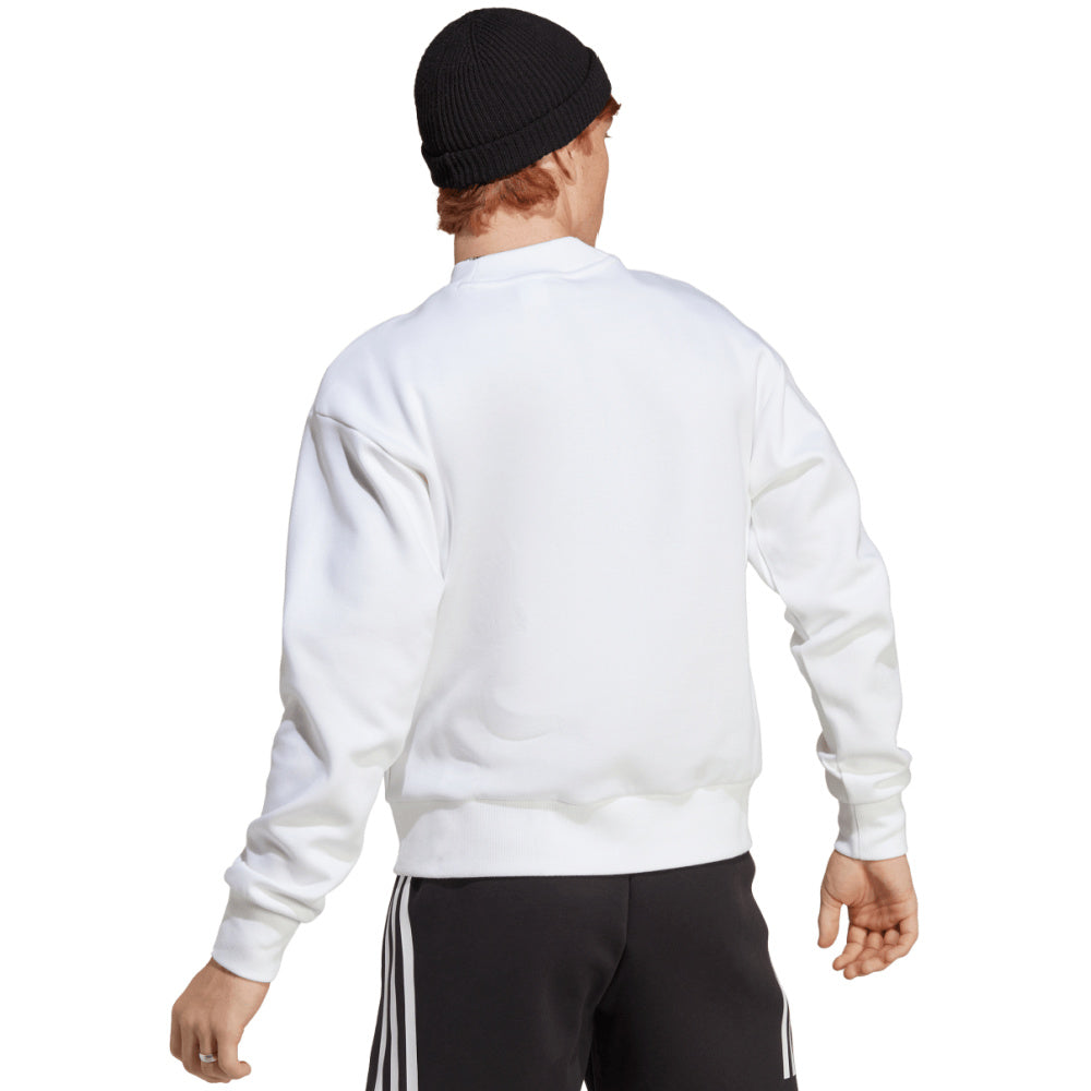 Adidas | Mens Future Icons Badge Of Sport Crew Sweatshirt (White/Black)