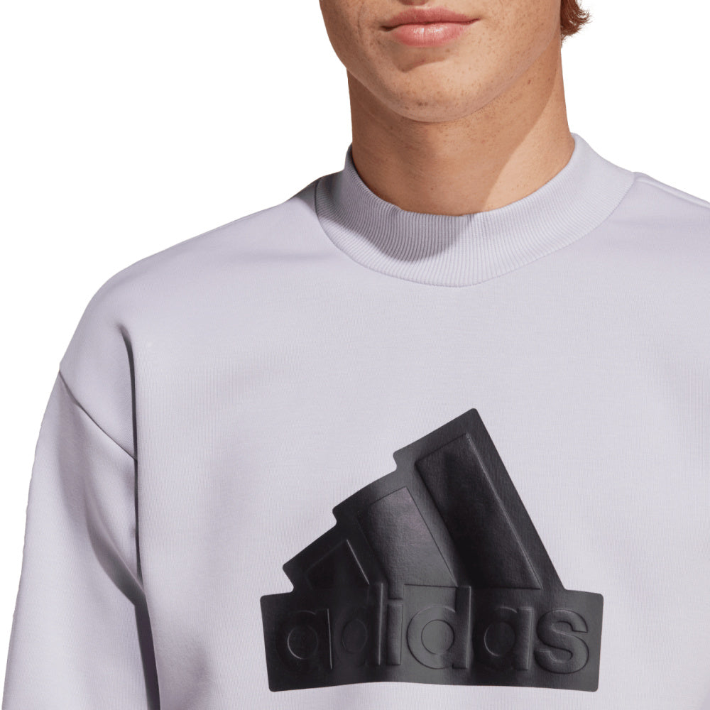 Adidas | Mens Future Icons Badge Of Sport Crew Sweatshirt (Silver Dawn)