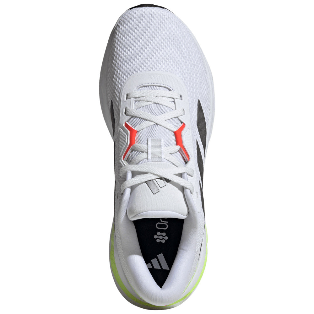 Adidas | Mens Galaxy 7 (White/Iron Metallic/Lucid Lemon)