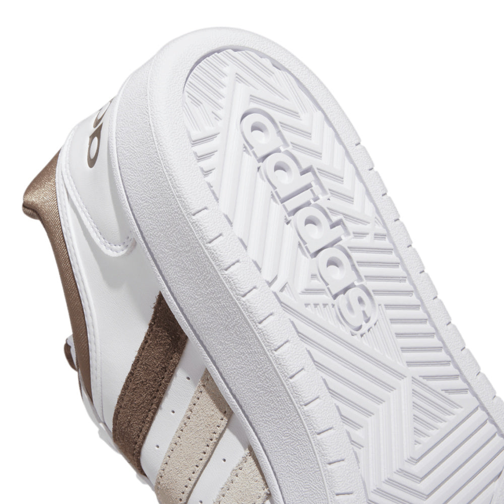 Adidas | Mens Hoops 3.0 (White/Earth Strata/Wonder Beige)
