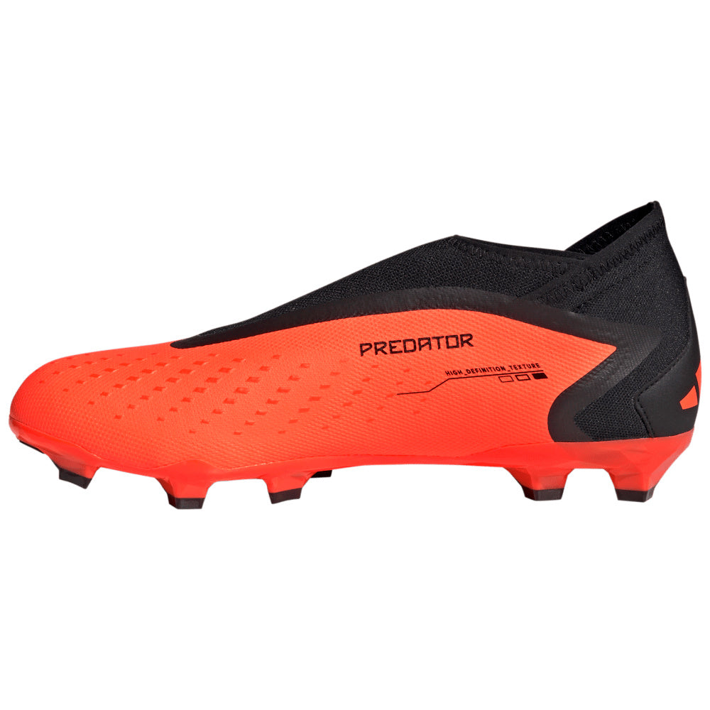 Adidas | Mens Predator Accuracy.3 Laceless Firm Ground Boots (Team Solar Orange/Black)