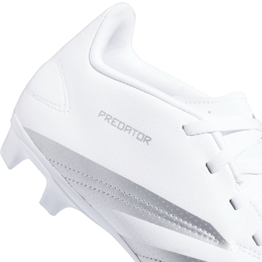 Adidas | Mens Predator Club Flexible Ground Boots (White/Silver Metallic)