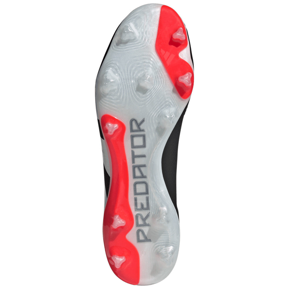 Adidas | Mens Predator Pro 24 Firm Ground Boots (Core Black/Cloud White/Solar Red)