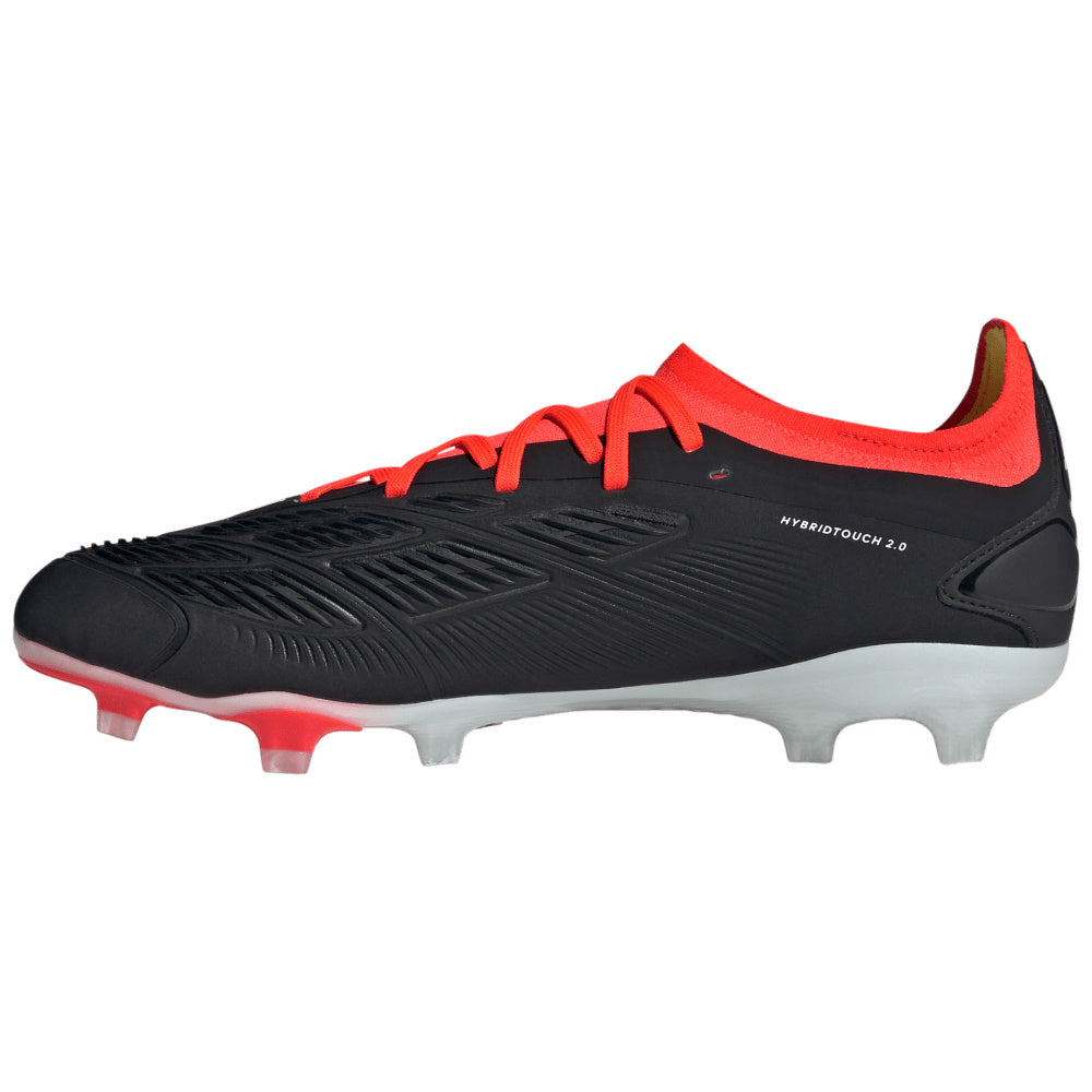 Adidas | Mens Predator Pro 24 Firm Ground Boots (Core Black/Cloud White/Solar Red)
