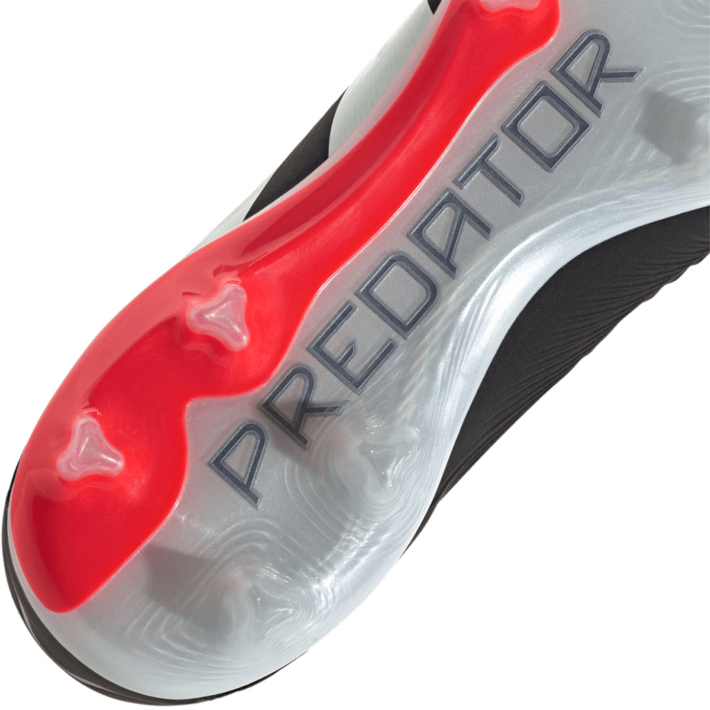 Adidas | Mens Predator Pro 24 Firm Ground Boots (Core Black/Cloud White/Solar Red)