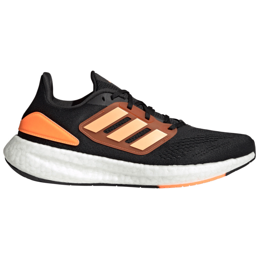 Adidas | Mens Pureboost 22 (Black/Acid Orange/Preloved Red)