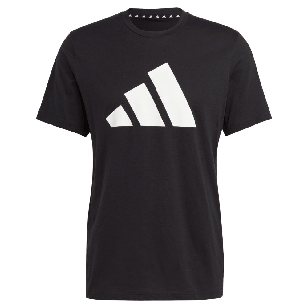 Adidas | Mens Train Essentials Feelready Logo Tee (Black/White)