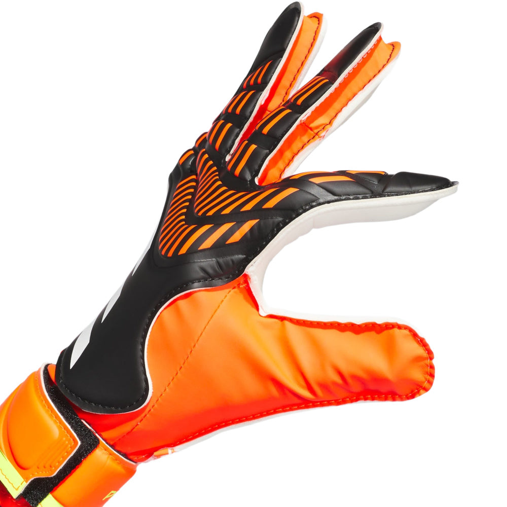 Adidas | Mens Predator Training Goalkeeper Gloves (Black/Red/Yellow)