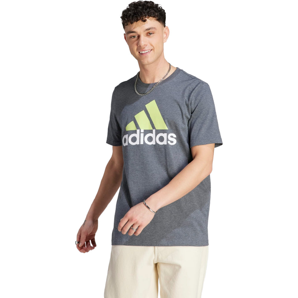 Adidas | Mens Big Logo SJ Tee (Dark Grey)
