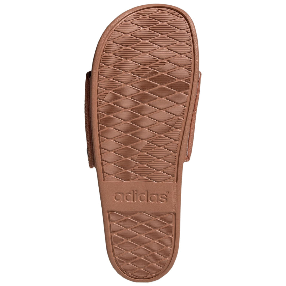 Adidas | Unisex Adilette Comfort Slides (Clay Strata/Carbon)