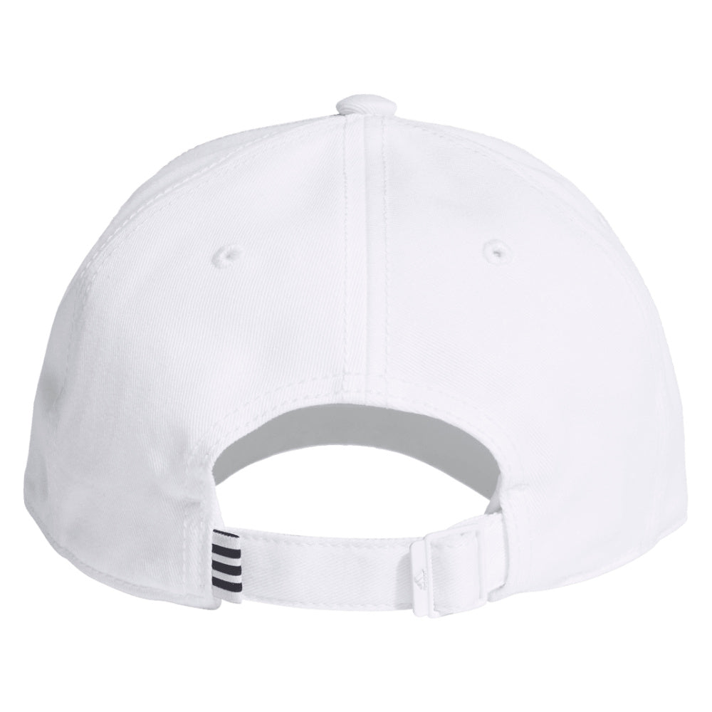 Adidas | Unisex Baseball 3-Stripes Cap (White/Black)