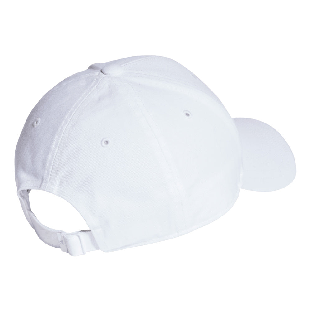 Adidas | Unisex Cotton Twill Baseball Cap (White/Black)