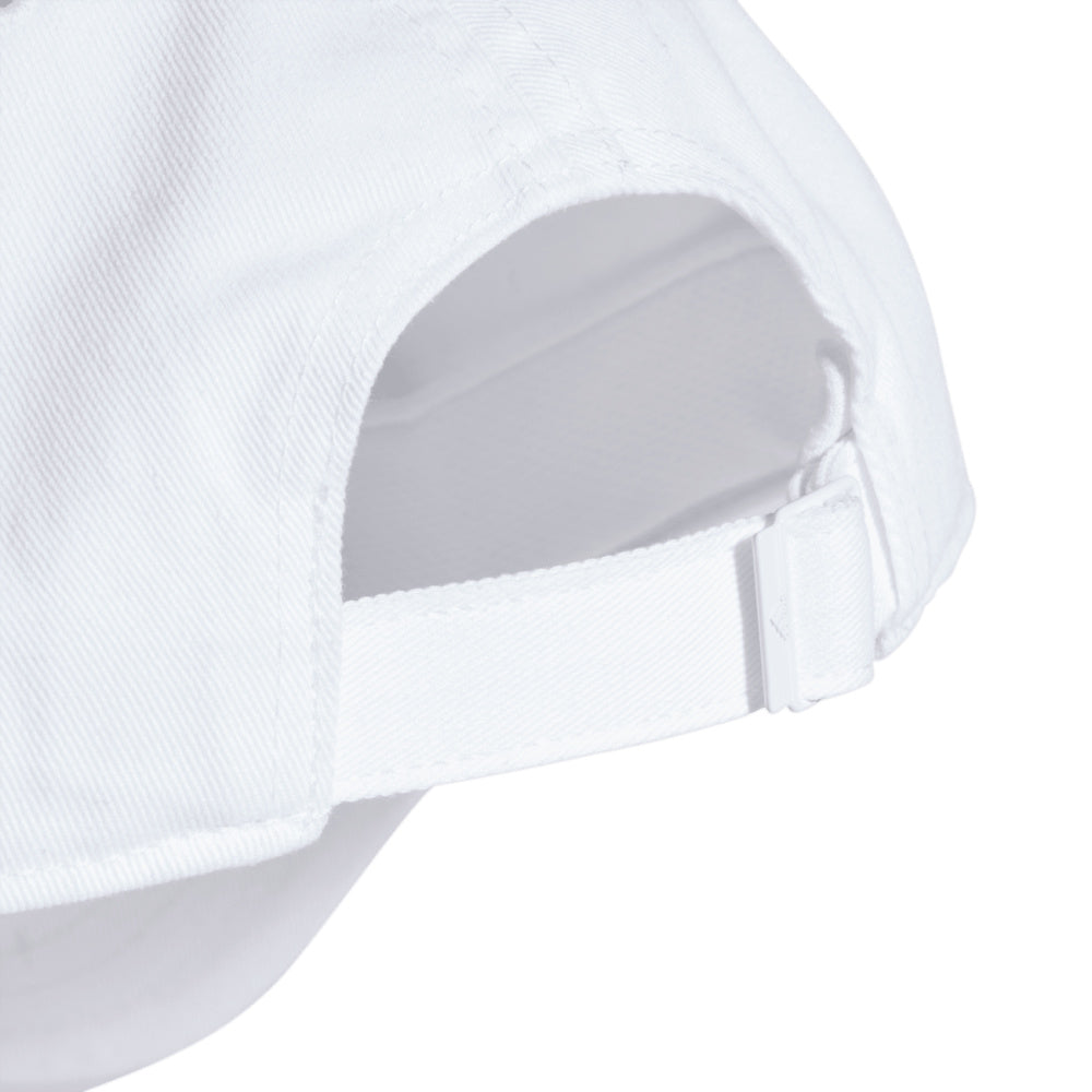 Adidas | Unisex Cotton Twill Baseball Cap (White/Black)