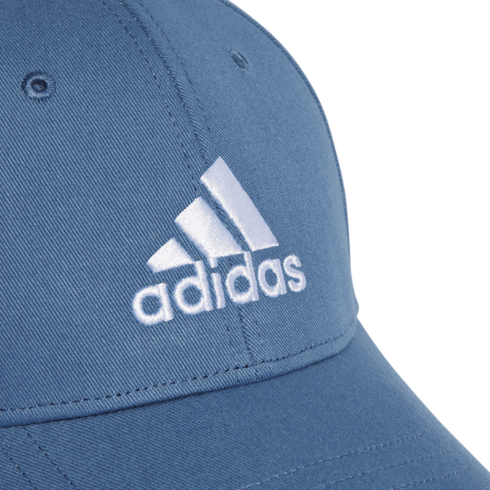 Adidas | Unisex Cotton Twill Baseball Cap (Blue/White)