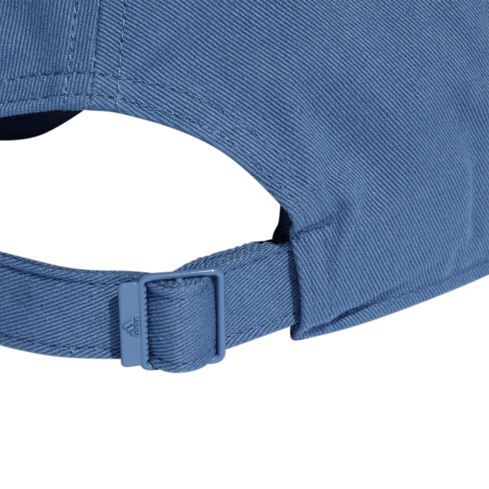 Adidas | Unisex Cotton Twill Baseball Cap (Blue/White)