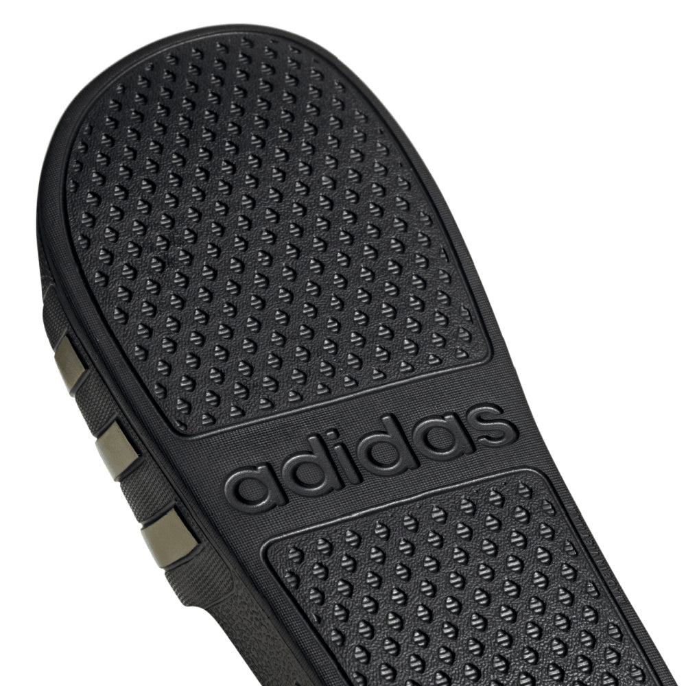 Adidas | Unisex Adilette Aqua Slides (Black/Gold)