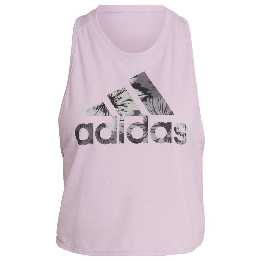 Adidas | Womens Aeroready Training Floral Tank Top (Bliss Lilac)