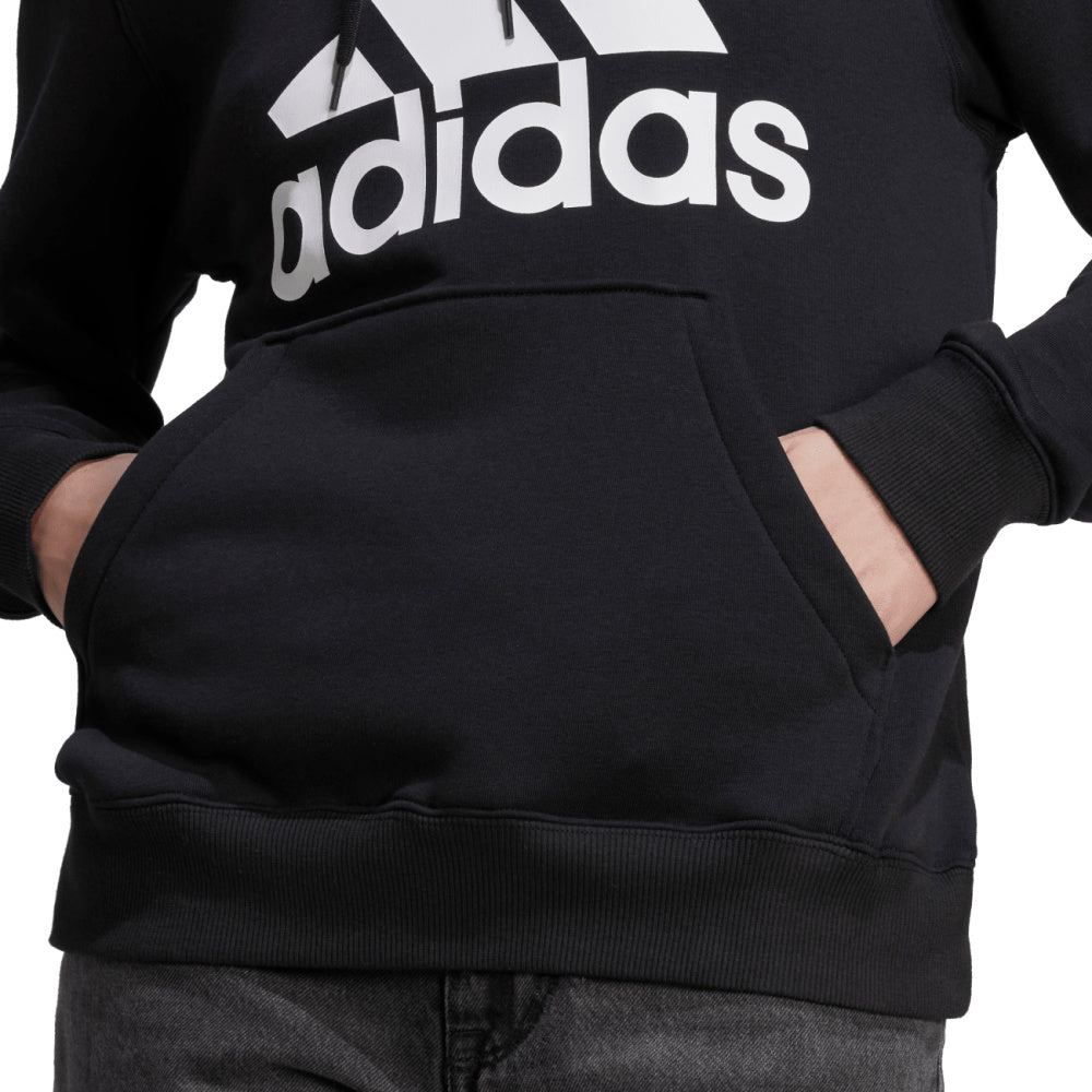 Adidas | Womens Big Logo Regular Fleece Hoodie (Black/White)