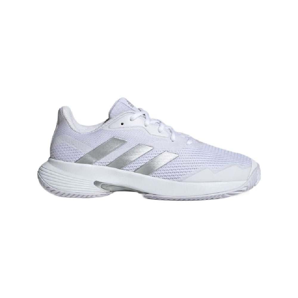 Adidas | Womens Courtjam Control (Wht/Silver)