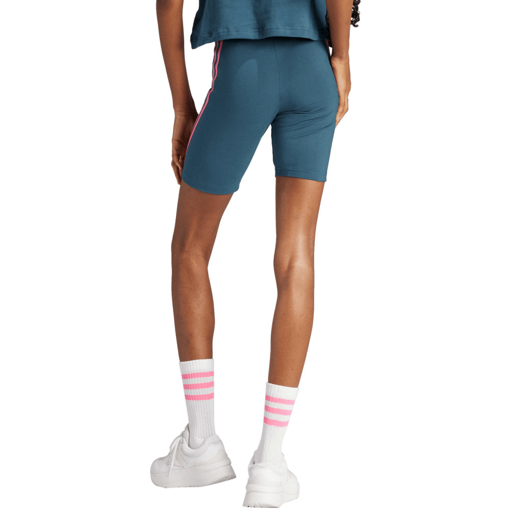 adidas | Womens Future Icons 3-Stripes Bike Shorts (Arctic Night)