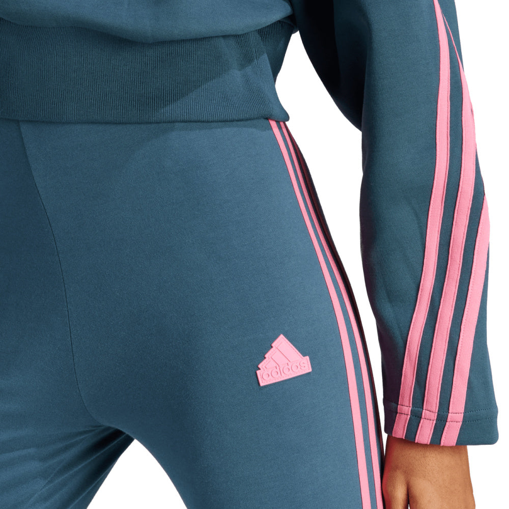 Adidas | Womens Future Icons 3-Stripes Leggings (Arctic Night/Pink)
