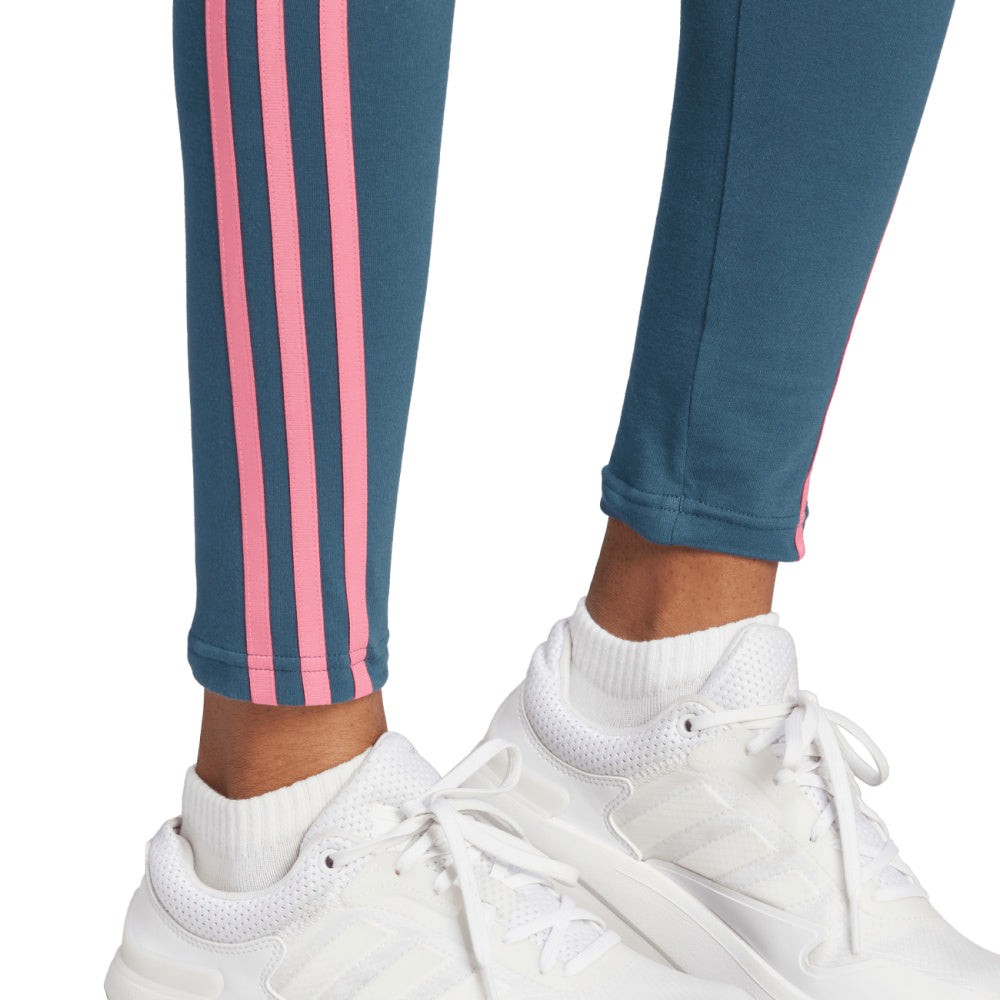 Adidas | Womens Future Icons 3-Stripes Leggings (Arctic Night/Pink)