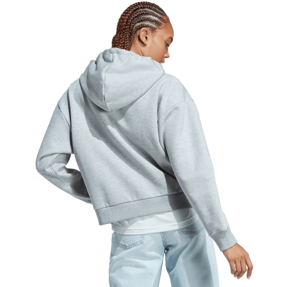 Adidas Sportswear Adidas Grey Womens Hoodie Adidas Badge