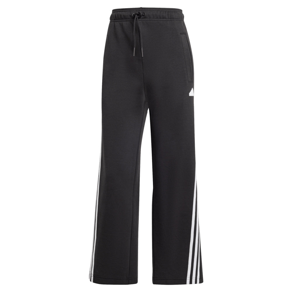 Adidas | Womens Future Icons 3-Stripes Open Hem Pants (Black)