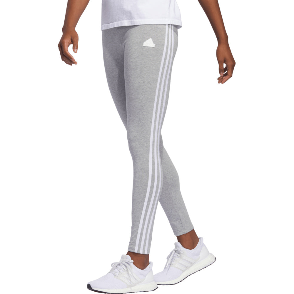 Adidas | Womens Future Icons 3-Stripes Leggings (Medium Grey Heather)