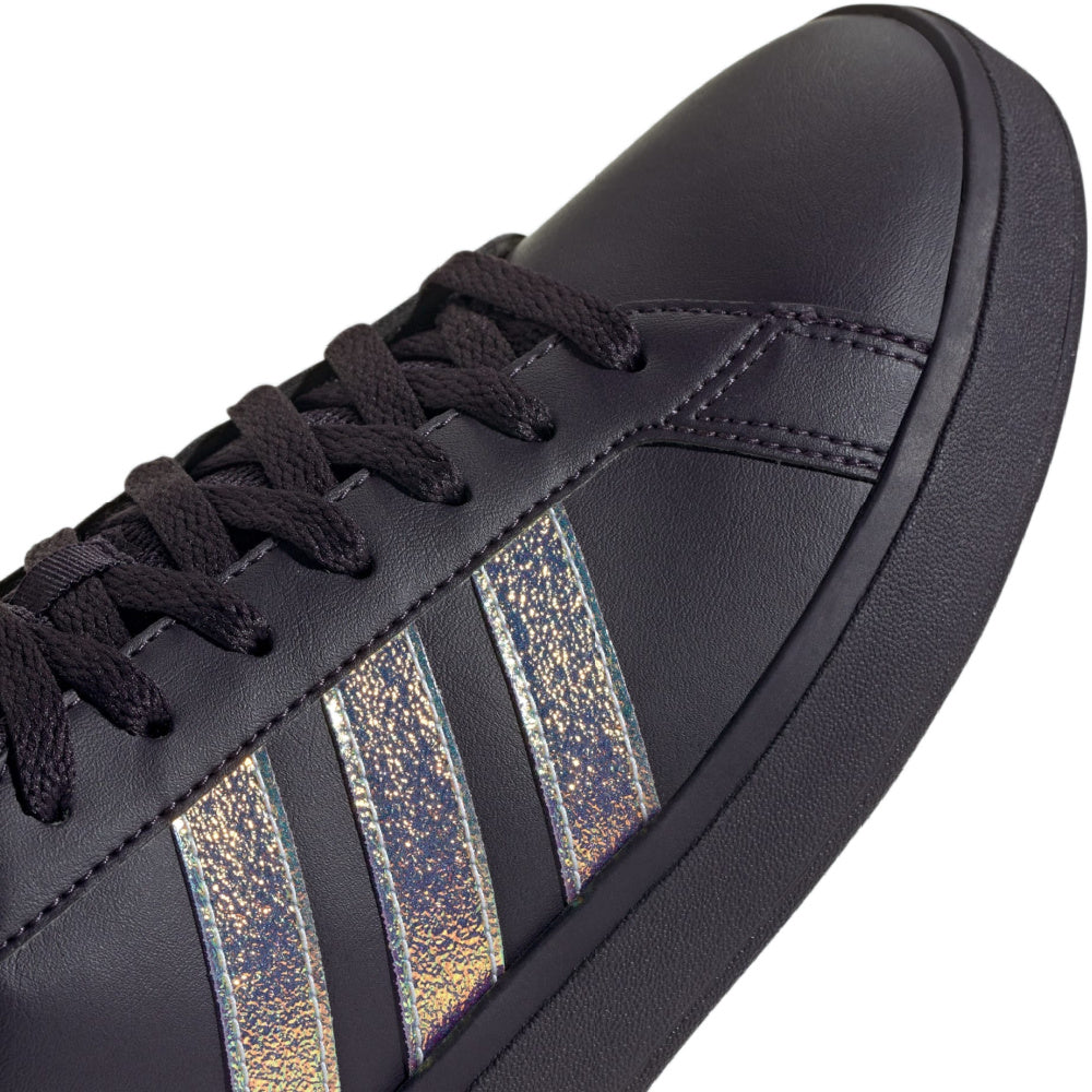 Adidas | Womens Grand Court Base 2.0 (Black/Metallic Violet)