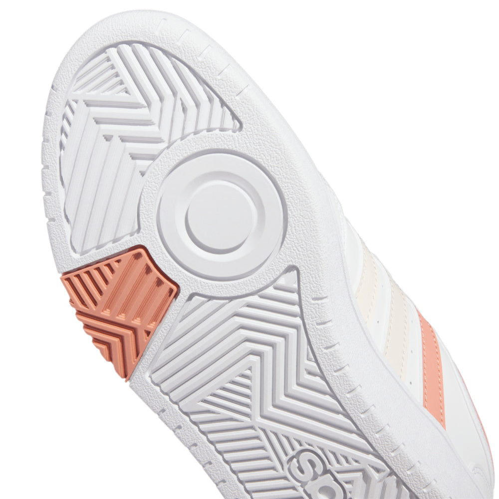 Adidas | Womens Hoops 3.0 (White/Wonder Clay)