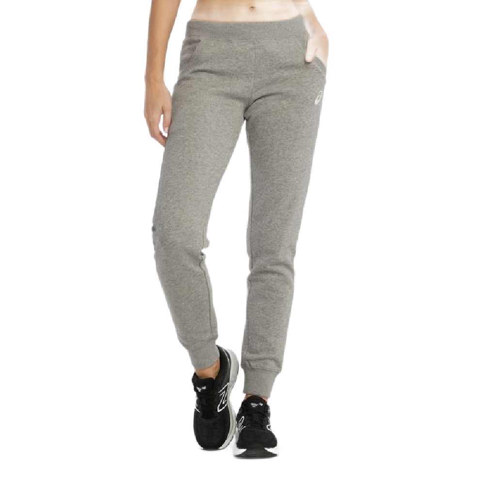 Asics | Womens Fleece Cuff Pant (Grey Heather)