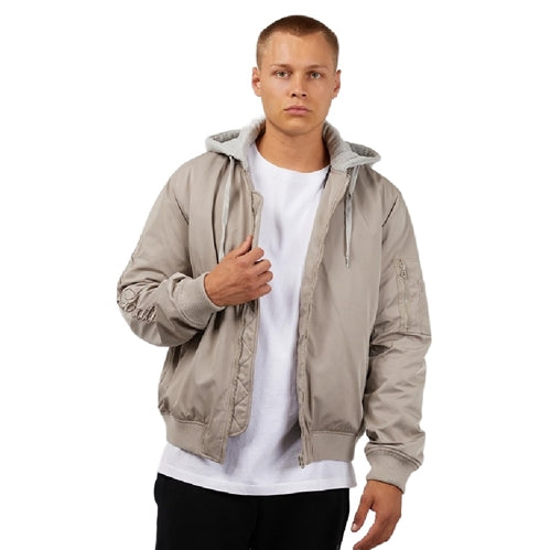 Saint Goliath | Mens Lonsdale Bomber (Grey)