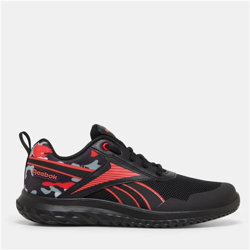 Reebok | Kids Rush Runner 5  (Black/energy Red/Grey)