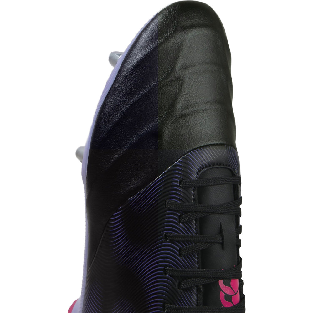 Canterbury | Mens CCC Phoenix Genesis Team Soft Ground Boots (Black/Purple)
