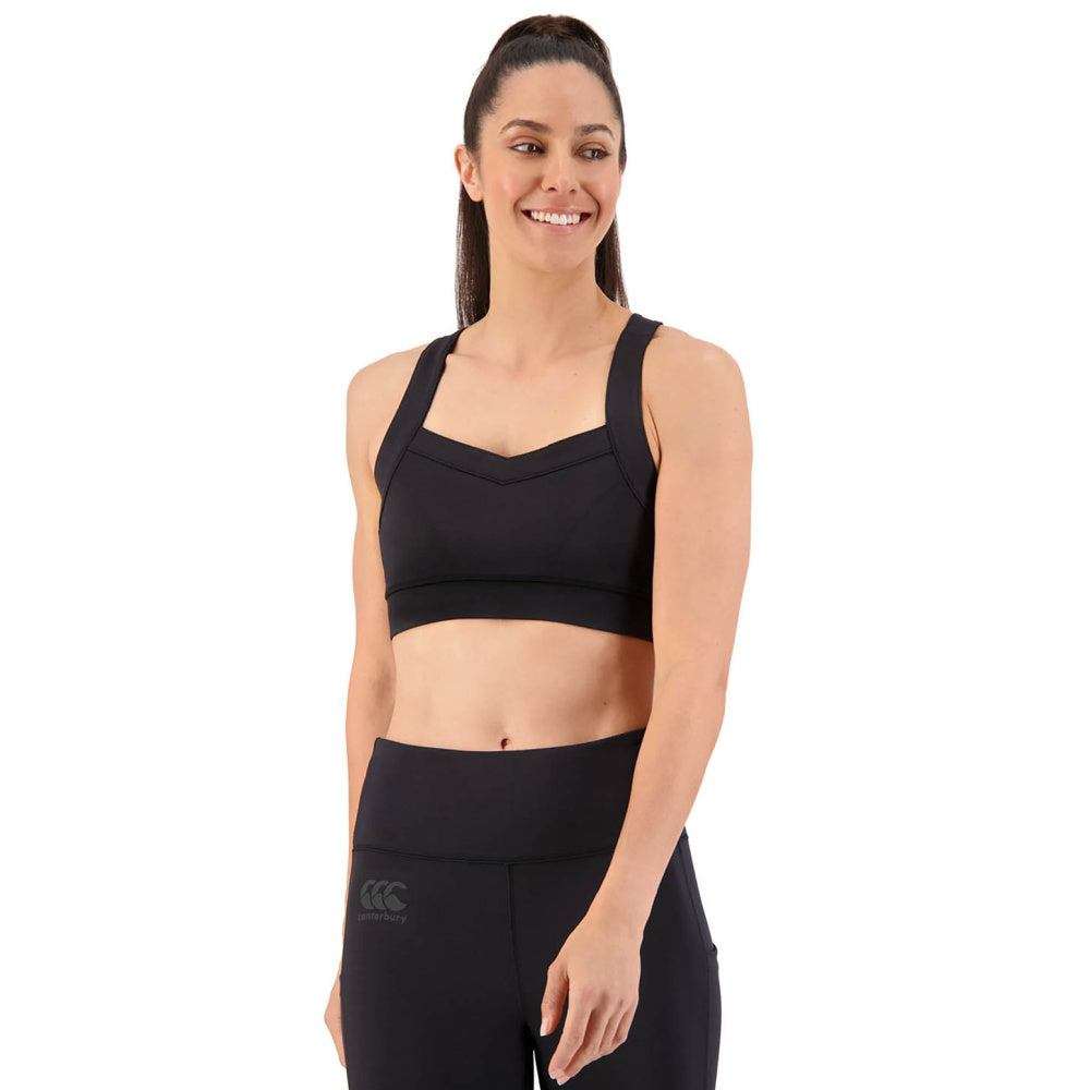 Canterbury | Womens Vapodri CCC Crop Top (Black)