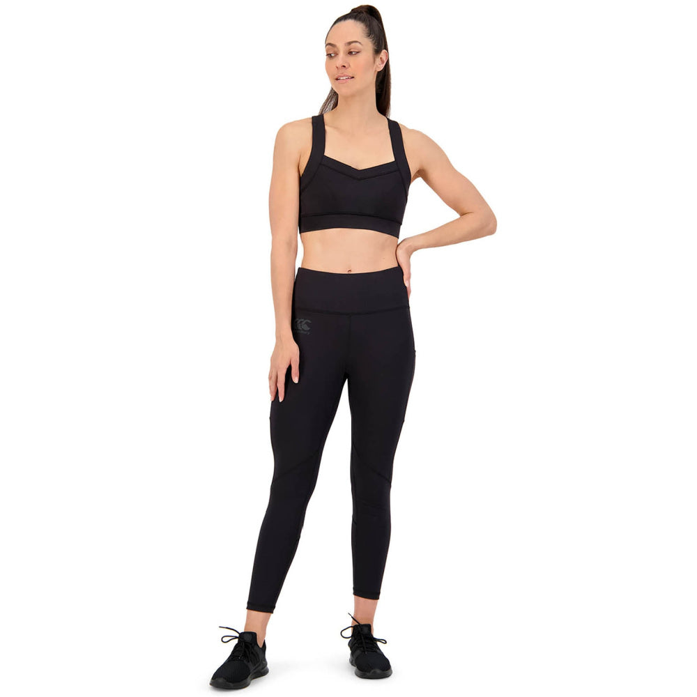 Canterbury | Womens Vapodri CCC Crop Top (Black)