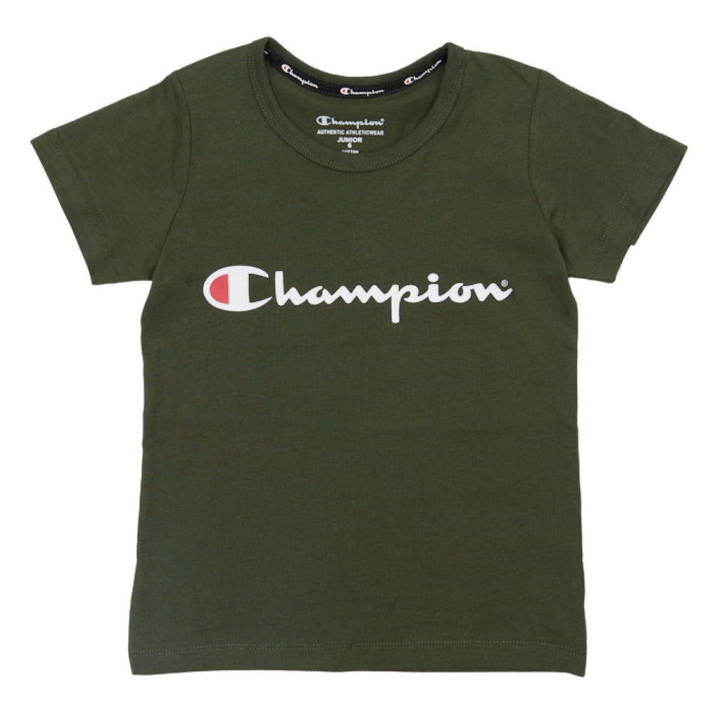 チャンピオン |キッズスクリプト半袖Tシャツ（サーペンタイン）