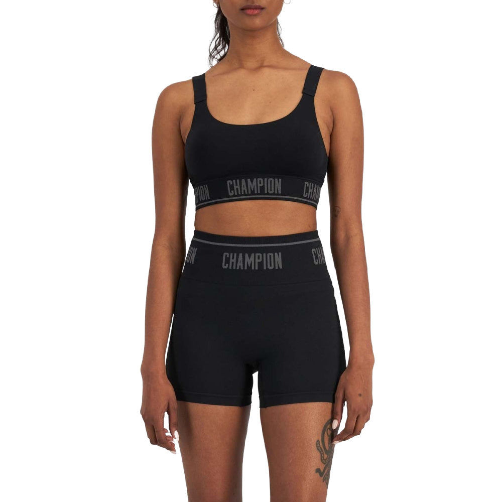 Champion | Womens Rochester Flex Bralette (Black)