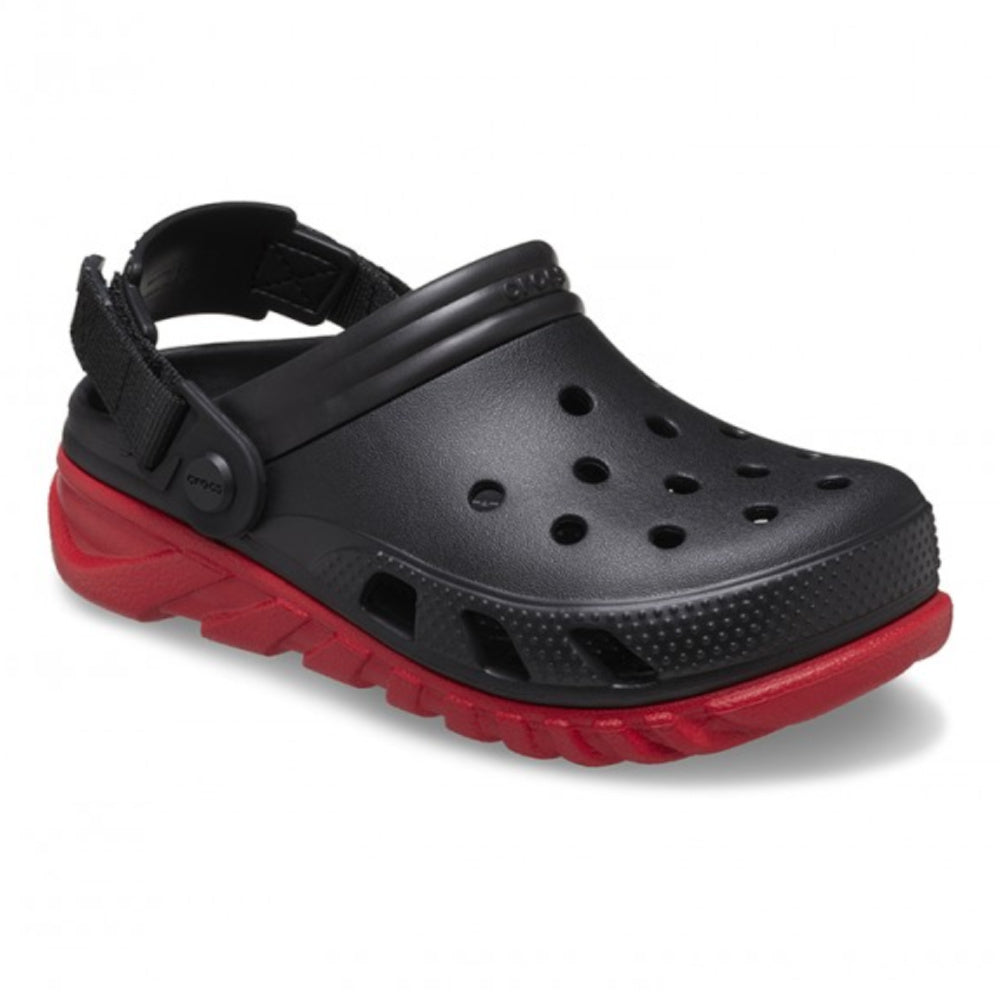 Crocs | Unisex Duet Max II Clog (Black/Varsity Red)