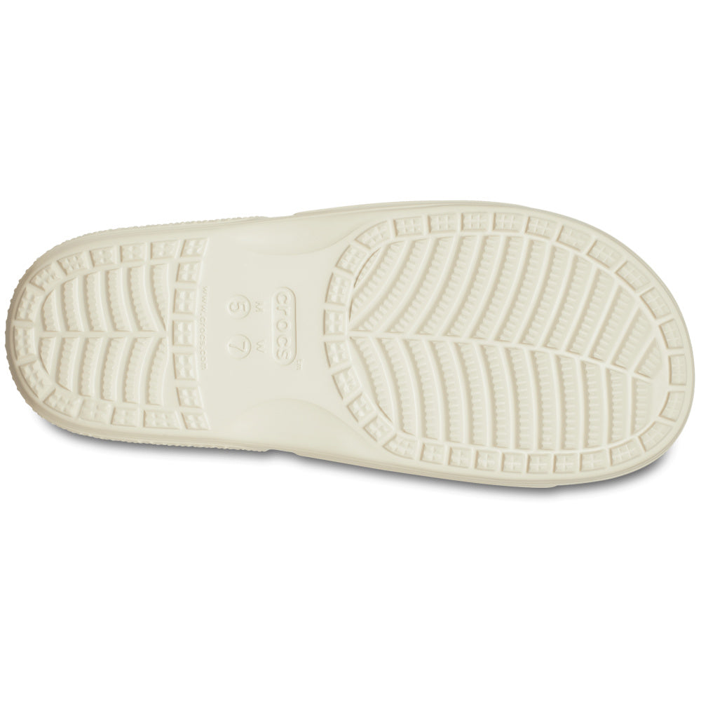 Crocs | Unisex Classic Crocs Slides (Bone)