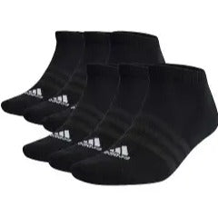 Adidas | Unisex Cushioned Sportswear Low Cut Socks (Black/White)
