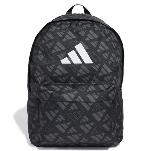 Adidas | Classic Monogram Graphic Backpack (Black/Grey Six/White)