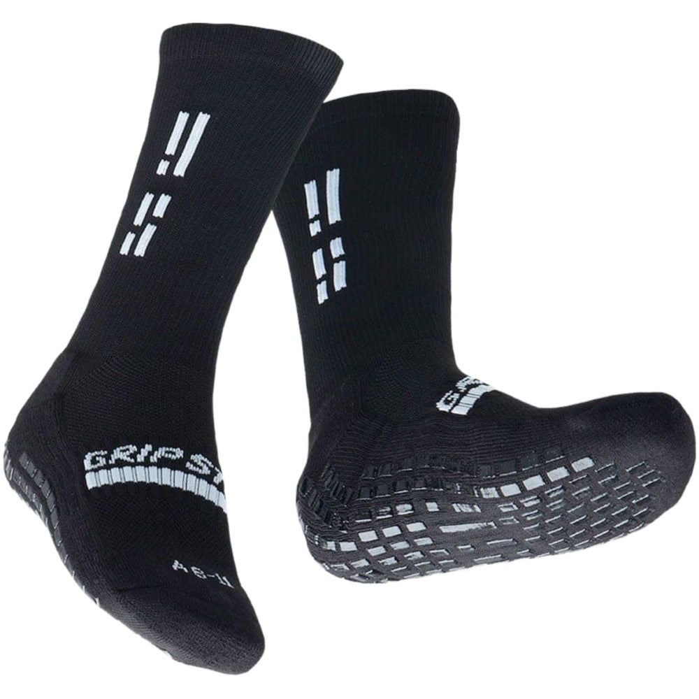 Grip Star | King Crew Grip Socks (Black)