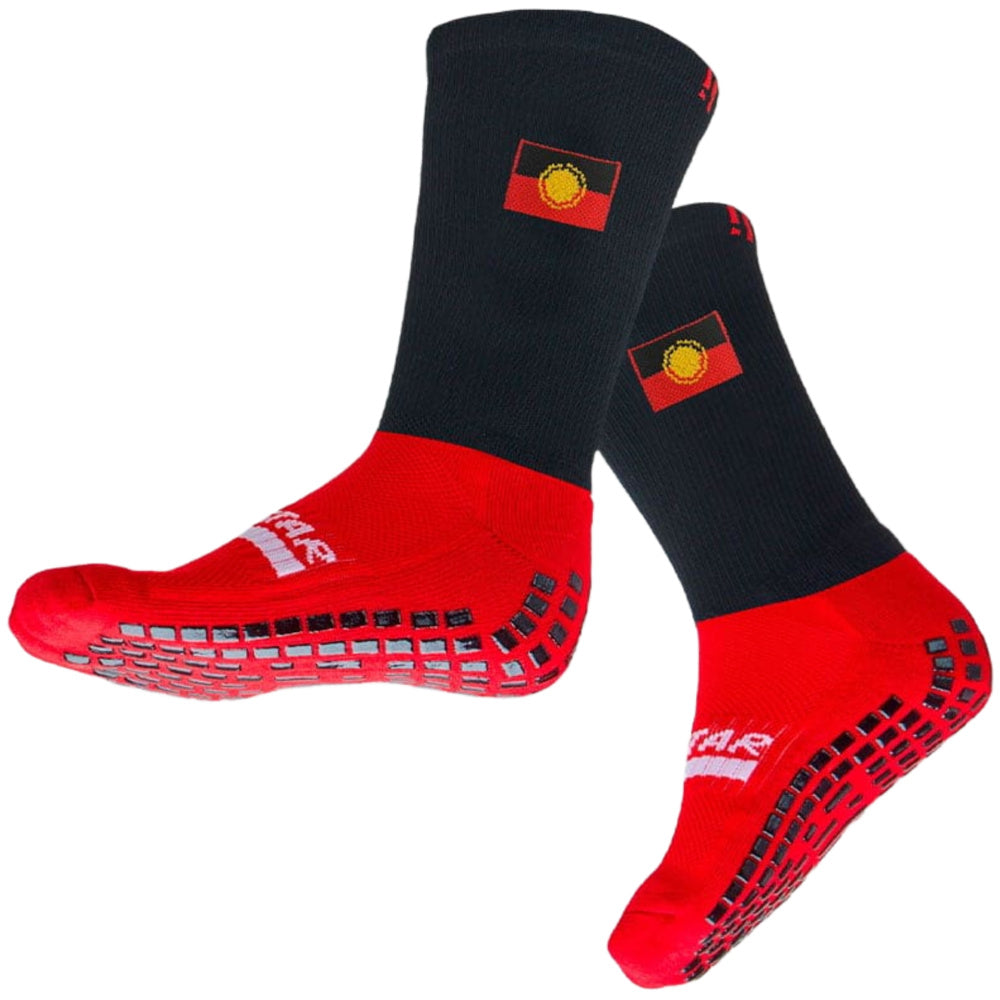 Grip Star | Adult Crew Grip Socks x Dalmarri (Black)