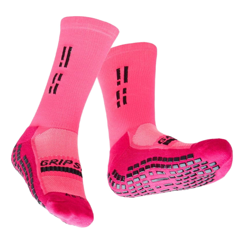 Grip Star | Youth Crew Grip Socks (Pink)