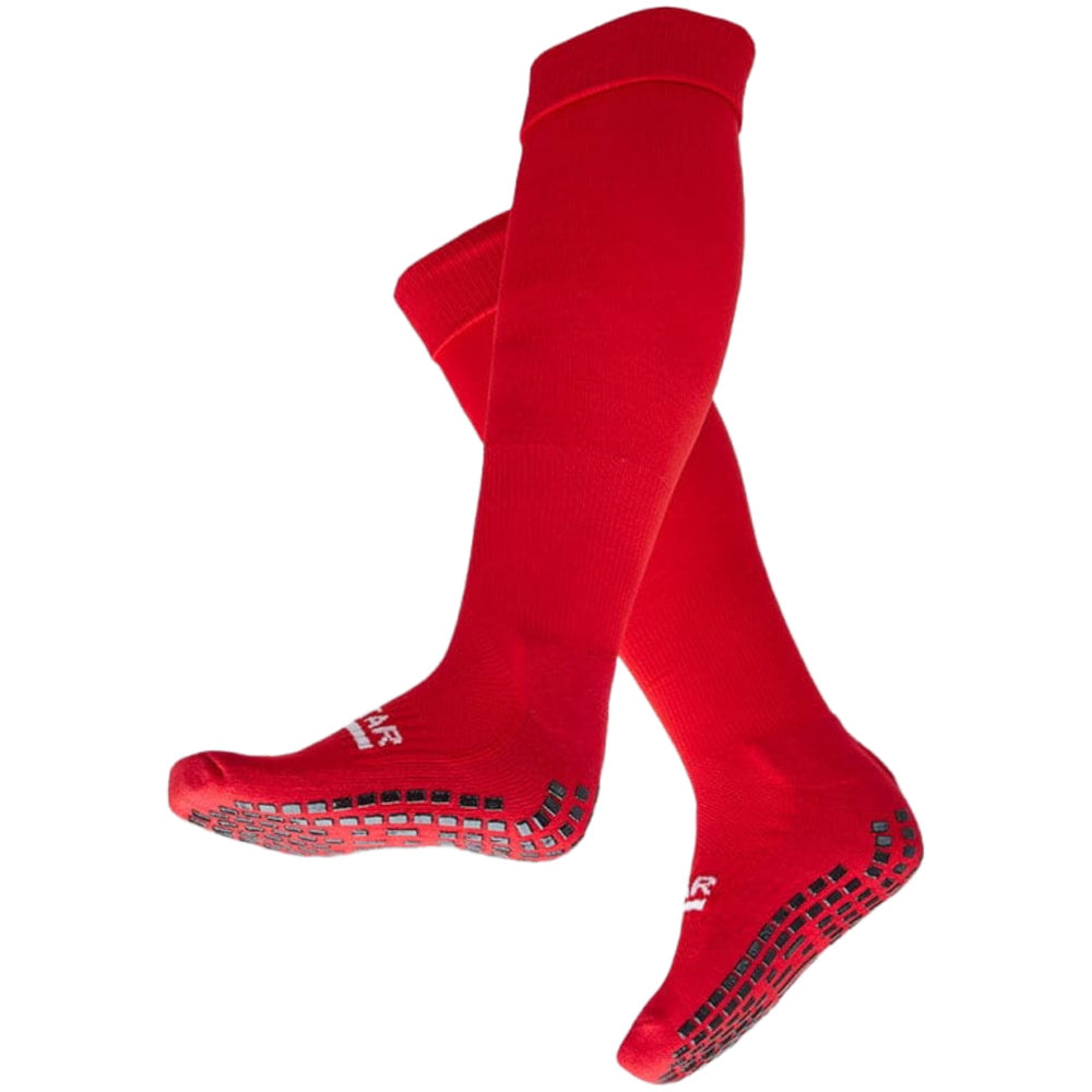 Grip Star | King Football Grip Socks (Red)