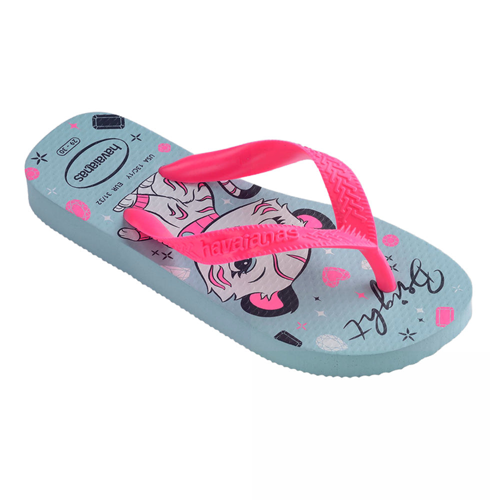 Havaianas | Toddlers Top Pets (Blue Water/Pink)