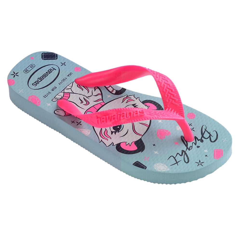 Havaianas | Kids Top Pets (Blue Water/Pink)