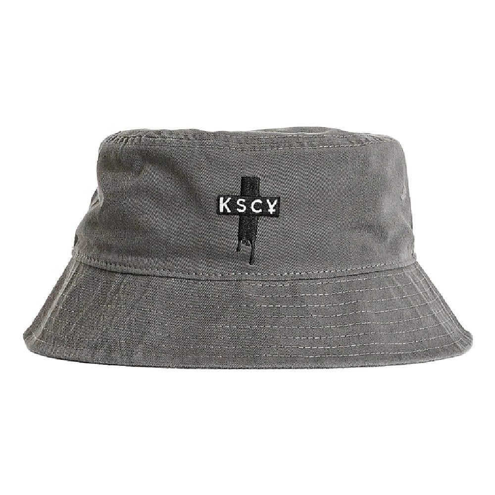 Kscy | Unisex Drip Bucket Hat (Slate Grey)